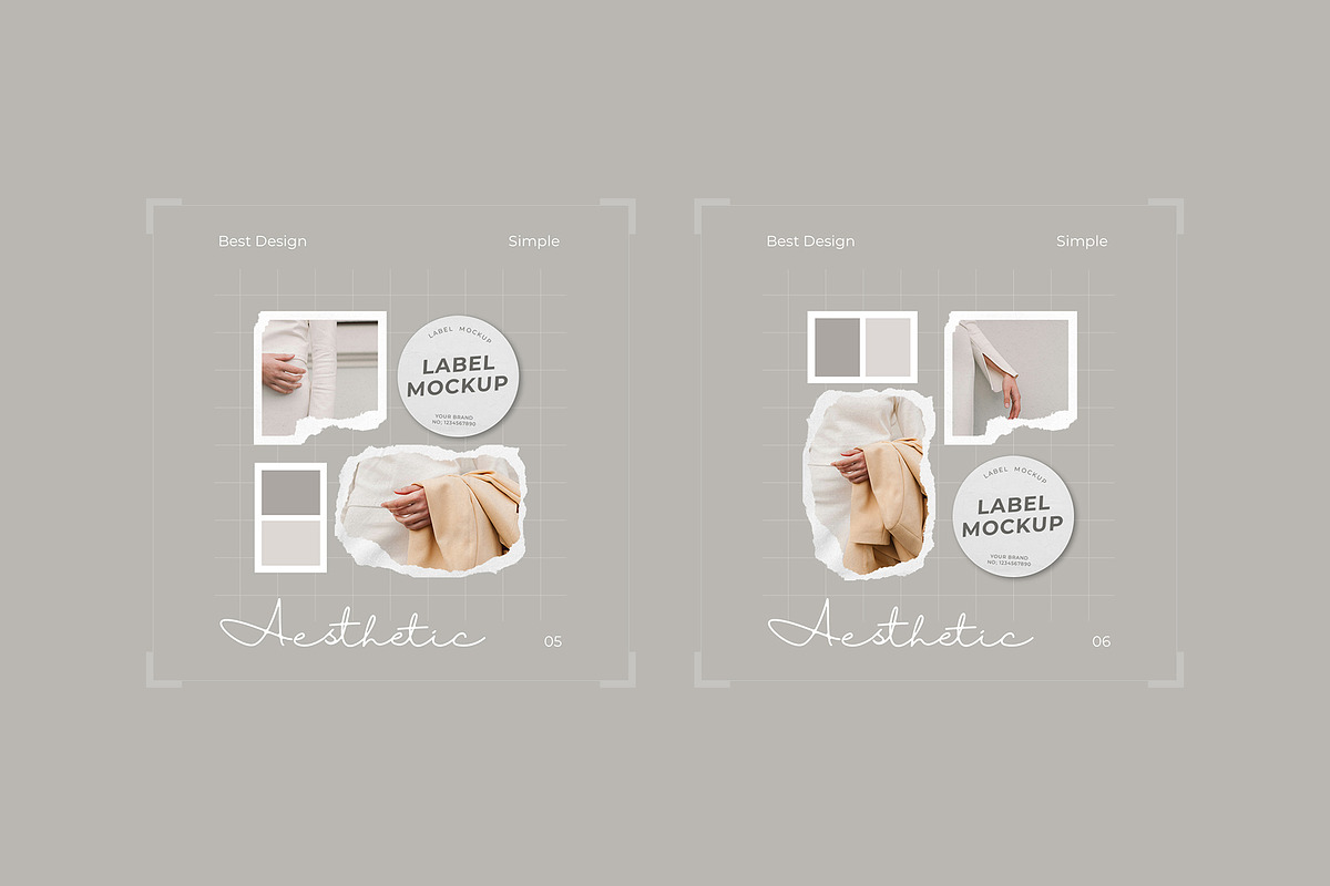 Aesthetic Photo Layout Social Media, a Social Media Template by Ghurafa Studio (Photo 3 of 3)