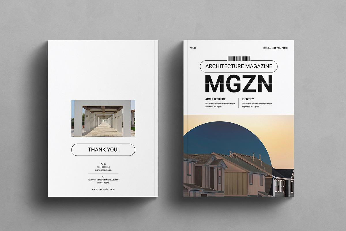 Architecture Magazine Layout preview 7