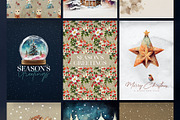 15 Christmas Greeting Card Templates, a Card Template by Graphicdome (Thumbnail 3 of 6)