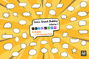 Comic Speech Bubbles Collection 1, an Object Graphic by itefan Studio (Thumbnail 1 of 3)