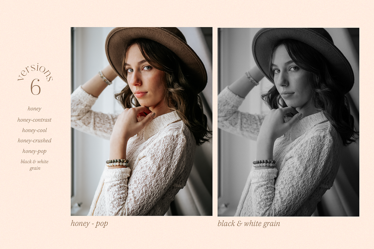 Honey Presets by Fern & Oak, a Layer Style Add-On by Fern and Oak Creative (Photo 4 of 12)