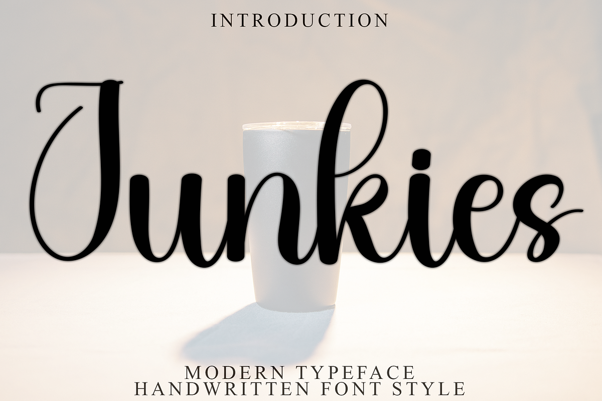 Junkies, a Handwritten Font by FreshTypeINK (Photo 1 of 7)