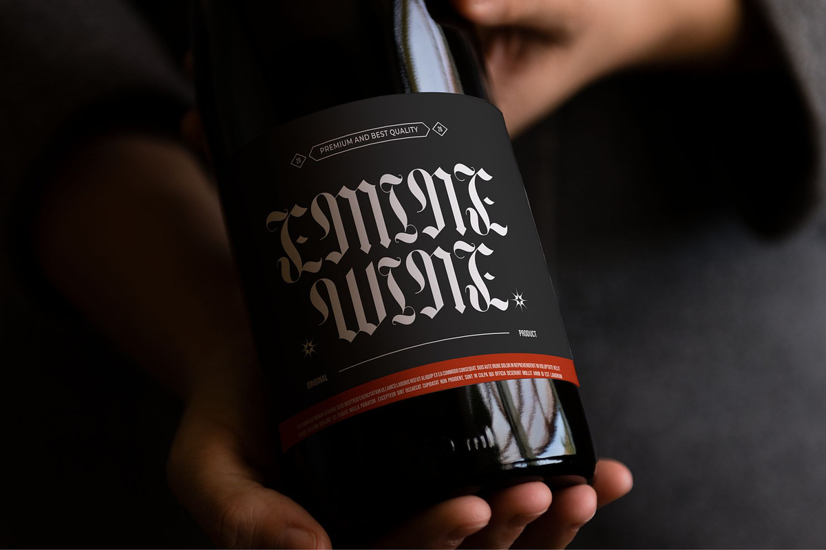 Locinse | Modern Blackletter Display, a Blackletter Font by Ermedia Studio (Photo 2 of 10)