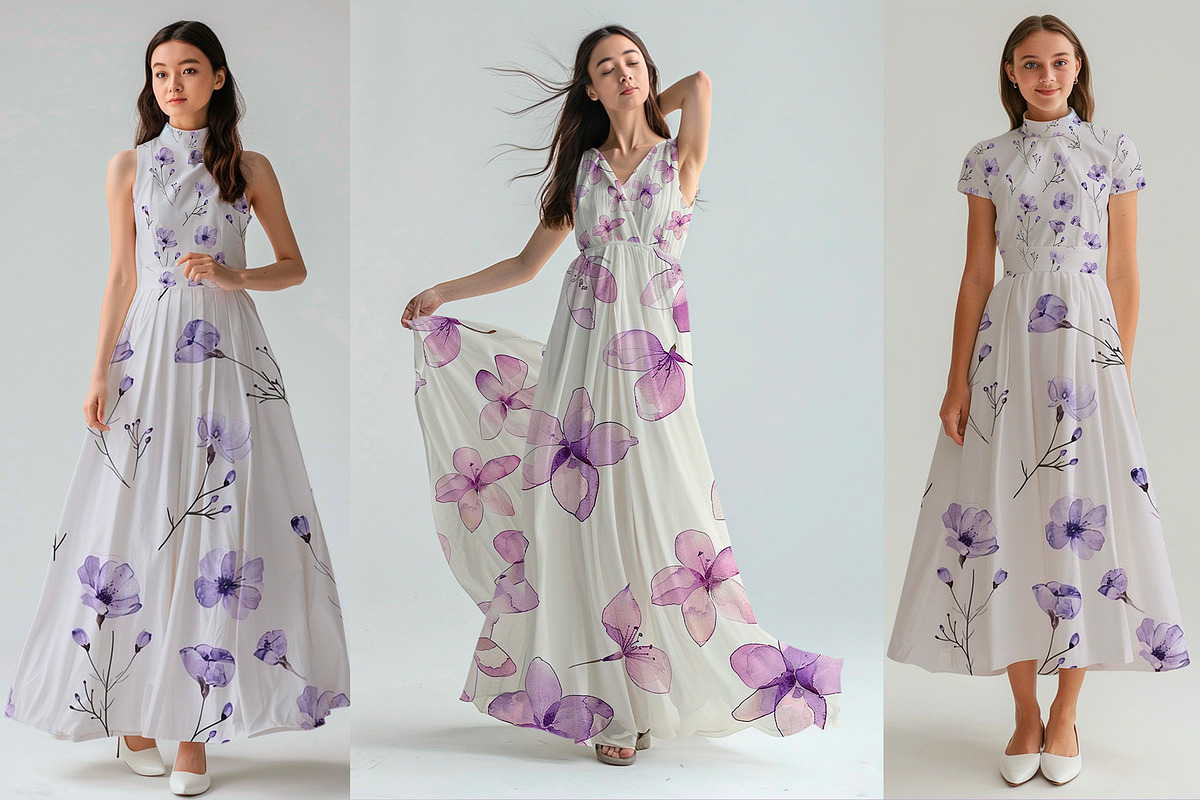 Elegant Dress Mockups Colllection, an Apparel Mockup by Maria S. Studio (Photo 5 of 5)