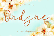 Ondyne Stylish Wedding Font, a Script Font by Creatype Studio (Thumbnail 1 of 8)