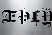 Wyndham Gothic, a Blackletter Font by Sharkshock (Thumbnail 6 of 10)