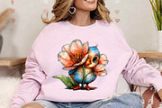 Spring Cute Baby Birds Clipart PNG, an Illustration by Canvas Craft (Thumbnail 7 of 7)