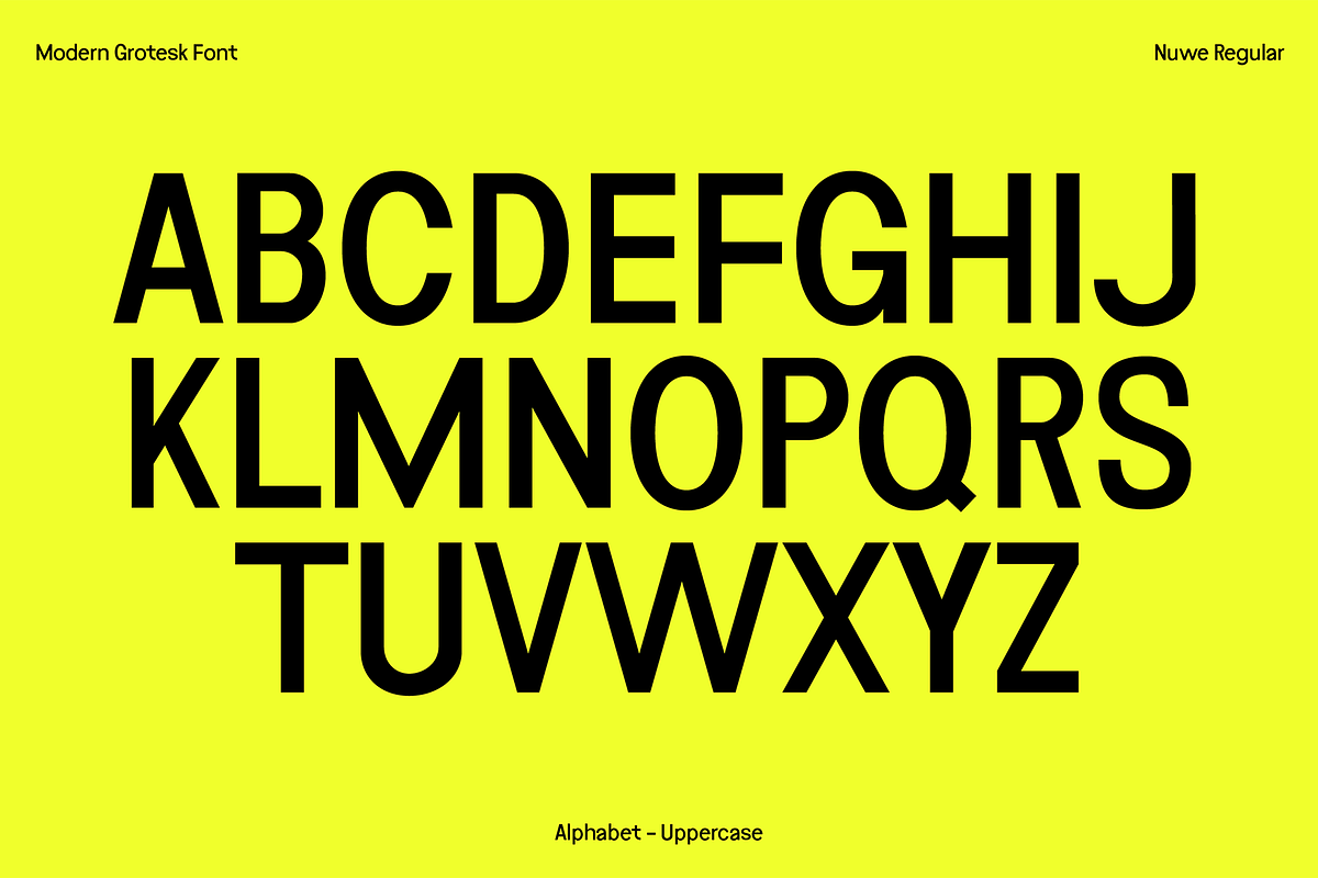 Nuwe Modern Grotesk Font, a Sans Serif Font by GRVS Studio (Photo 2 of 7)
