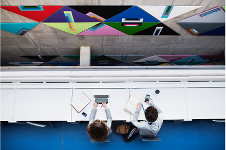 Young university students studying, a School & Education Photo by HalfPoint