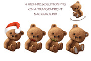 Teddy Bear, an Animal Illustration by sheincar (Thumbnail 2 of 4)
