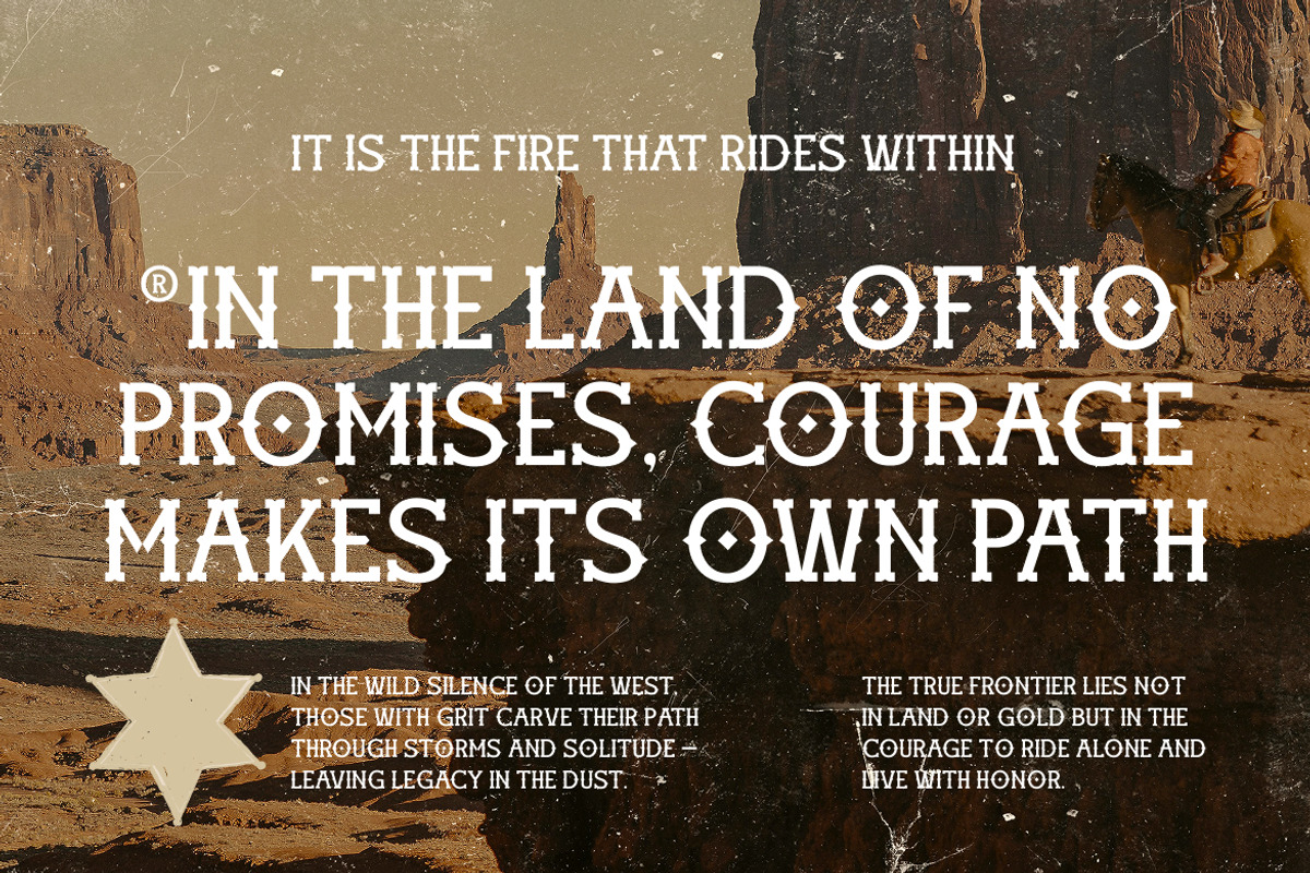 Wild Canyon – Western Slab Serif, a Slab Serif Font by Vadovastd (Photo 3 of 7)