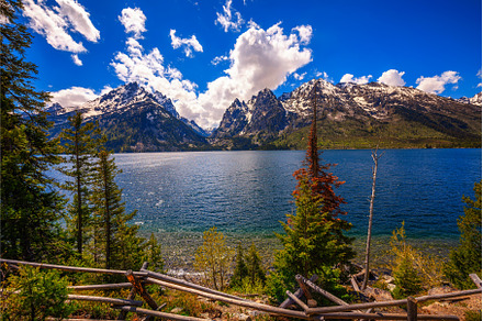 Jenny Lake and Grand Teton Mountains, a Nature Photo by Nick Fox