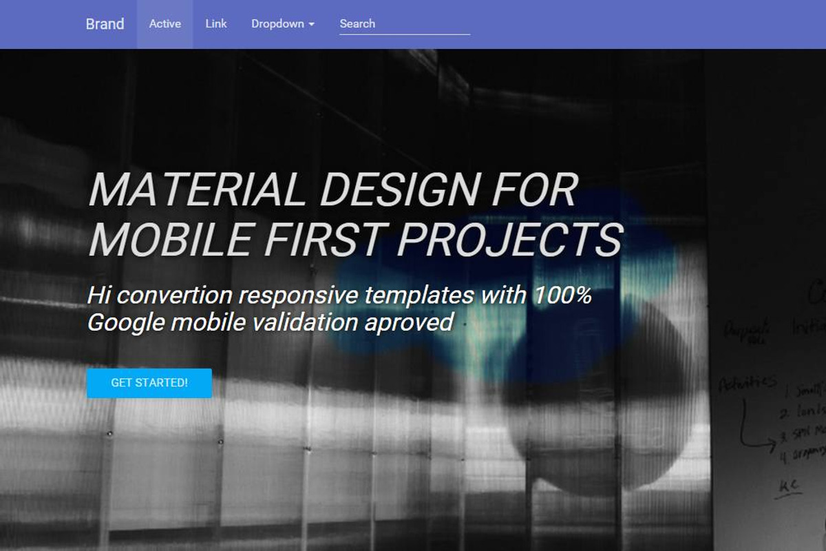 8 Bootstrap One-Page templates, a Websites & App Template by Bootstraptor (Photo 5 of 10)
