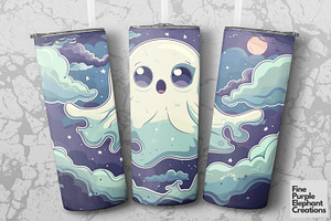 Cute Baby Ghost Tumbler Sublimation