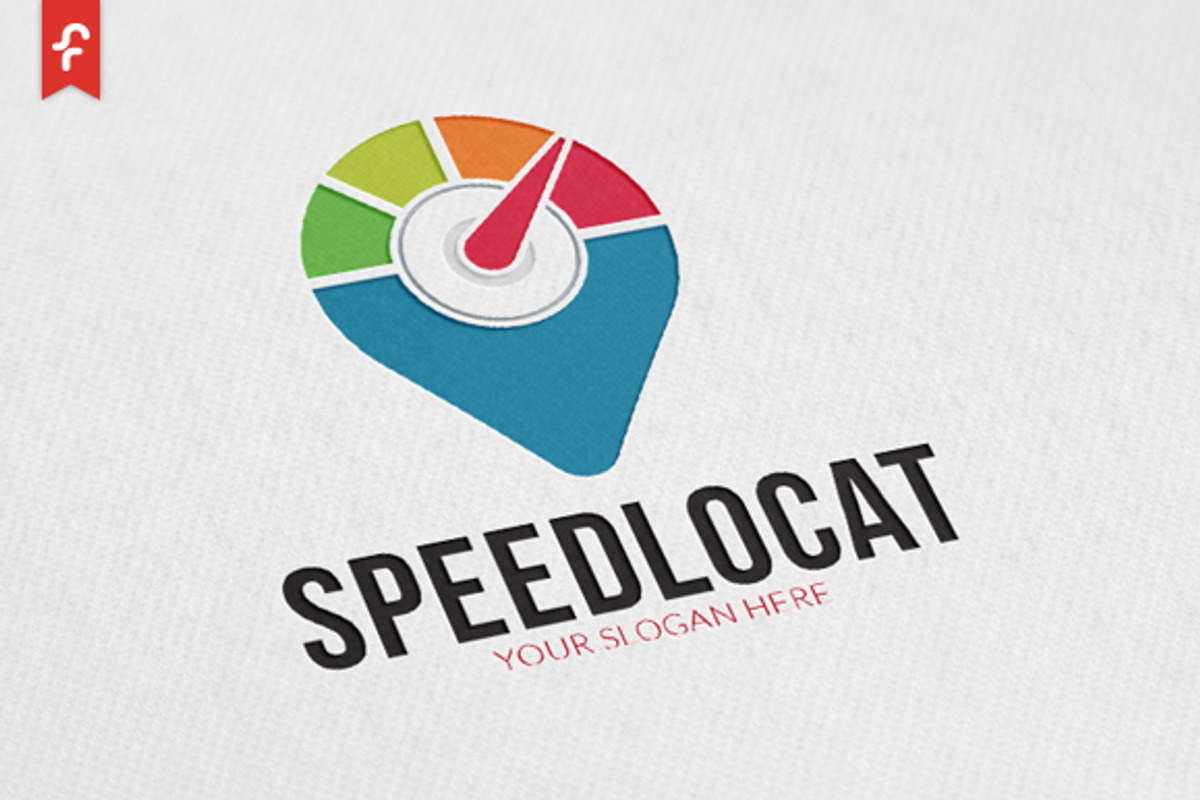 Speed Location Logo, a Branding & Logo Template by ft.studio