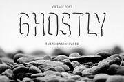 Bullseye shadowed font in 3 versions, a Serif Font by Vintage Font Lab (Thumbnail 5 of 9)