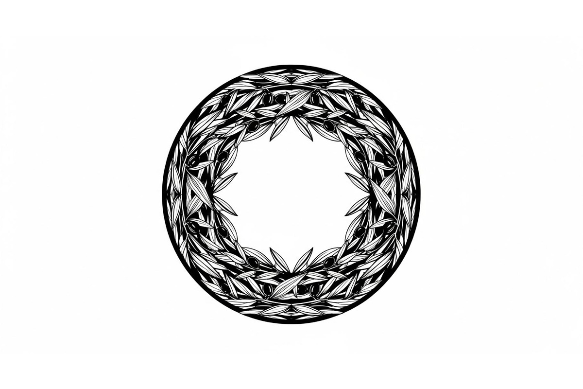 Floral Wreath Circle SVG Bundle, an Illustration by Creativeshirt (Photo 21 of 51)
