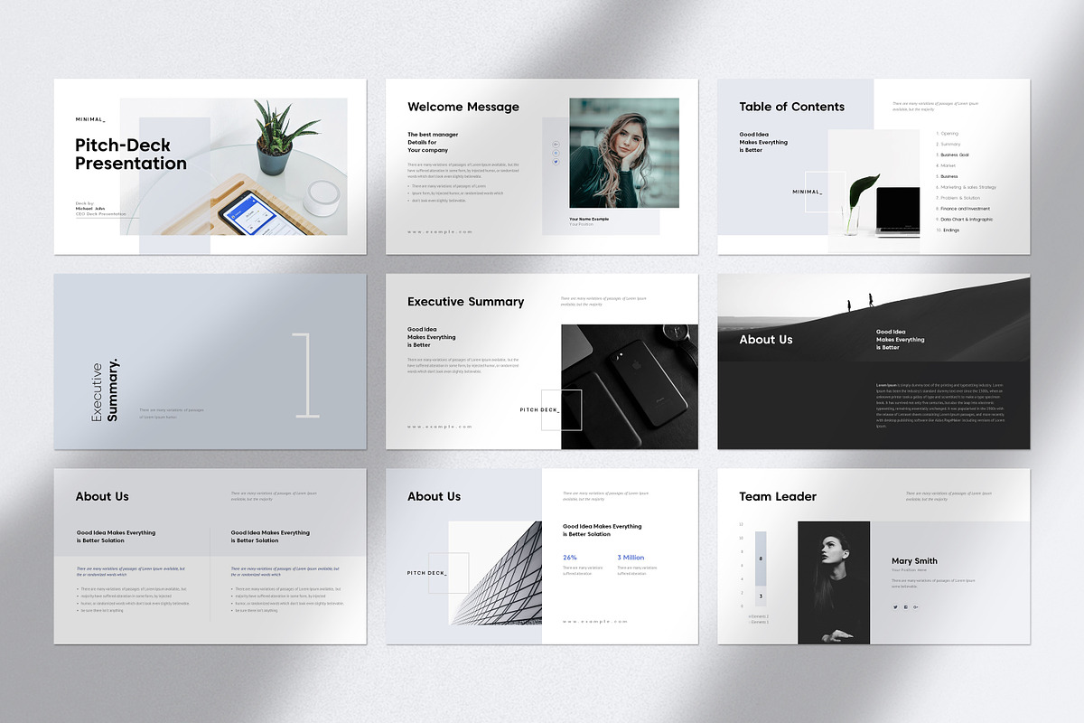 Business Pitch Deck PowerPoint, a Presentation Template by GoldenPixelStudio (Photo 7 of 25)