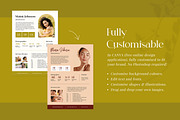 One Page Media Kit for Influencers, a Brochure Template by RWstudio (Thumbnail 3 of 5)