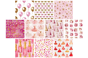 Pink New Year's Eve Background, a Background Graphic by NadiaTheronArt (Thumbnail 4 of 5)