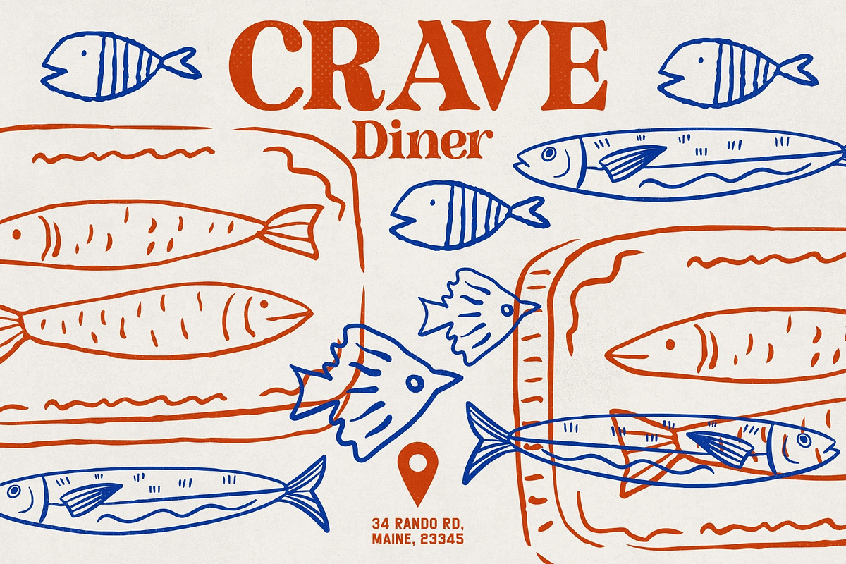 Diner Font Bundle - 30 Retro Fonts!, a Sans Serif Font by HipFonts (Photo 10 of 10)