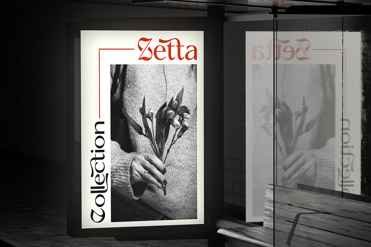 Reilyc Elegant - Blackletter Sans, a Blackletter Font by RagamKata (Photo 7 of 10)