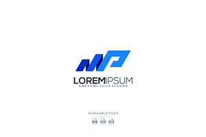business letter p logo modern, a Branding & Logo Template by mhafifuadi