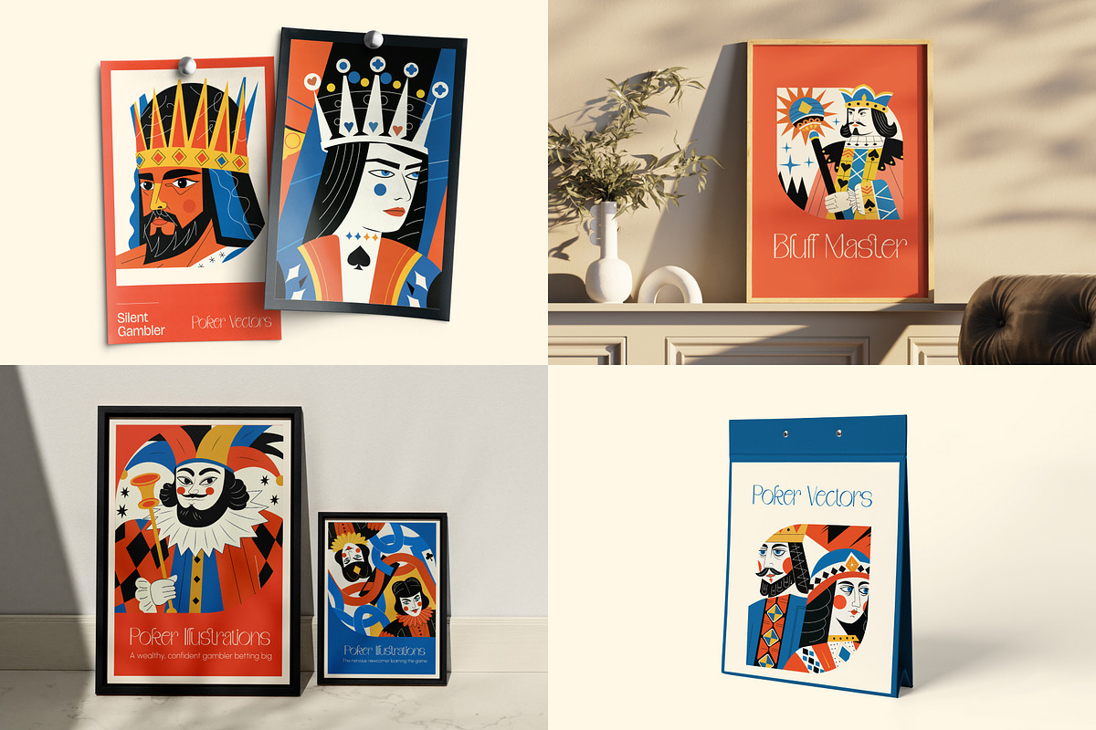 Poker Illustration Art Set, a Sport Illustration by Creative Stall (Photo 4 of 9)