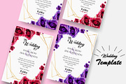wedding poster Template mock-up, a Print Template by Design with Qurat (Thumbnail 2 of 7)