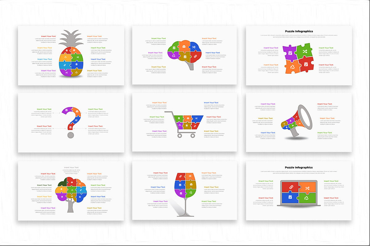 Puzzle Infographic Presentation, a Presentation Template by SlideStack (Photo 2 of 5)