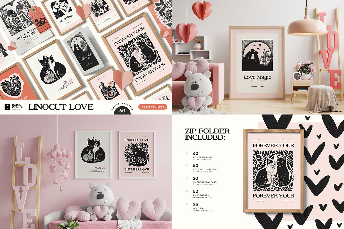 Mega Poster Bundle | 52 in 1, an Object Graphic by KetteCreate (Photo 16 of 53)