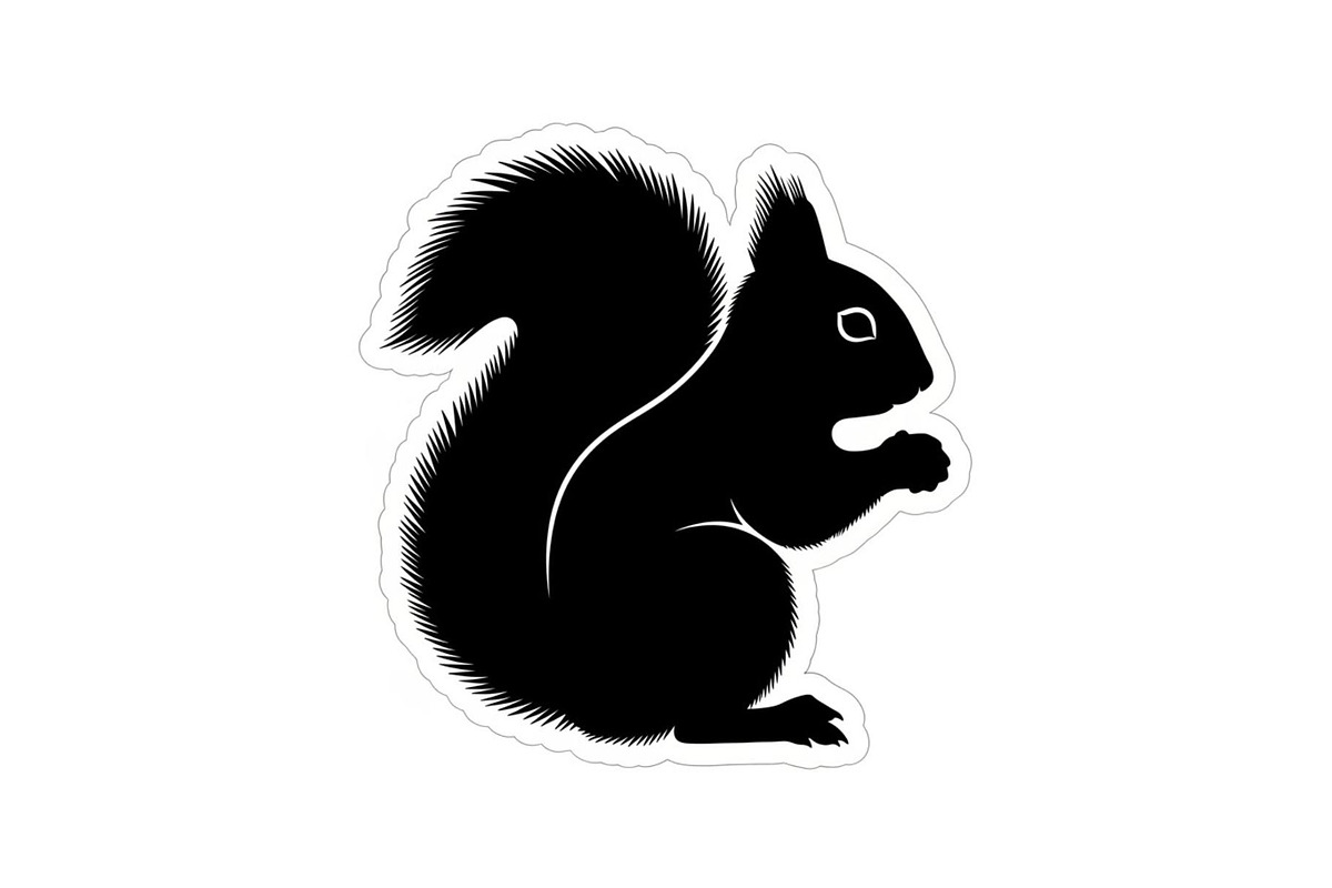 Black Squirrel Vector Icon Bundle, an Illustration by jahid234 (Photo 8 of 51)