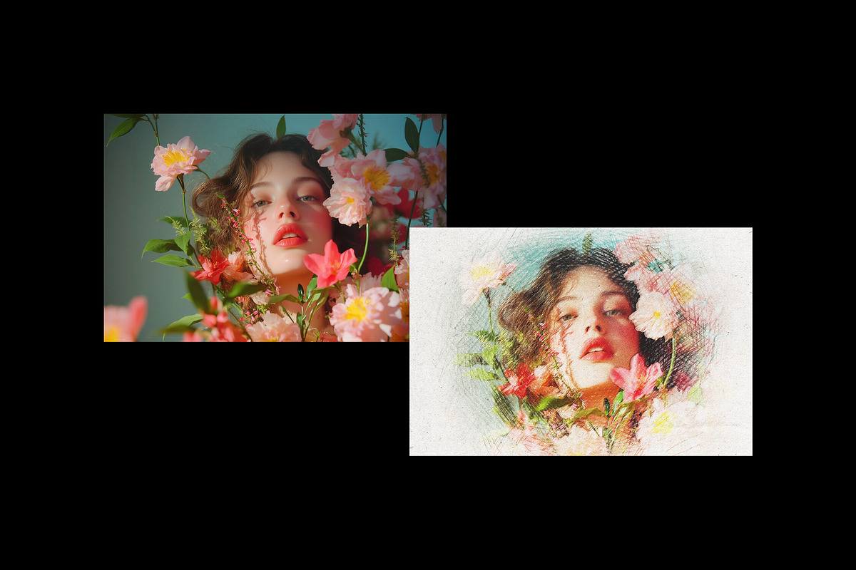 Pencil Sketch Photo Effect, a Layer Style Add-On by Design Squad