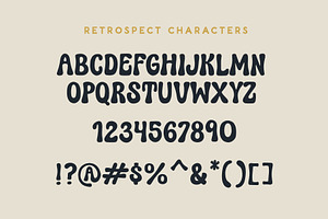 Retrospect Font