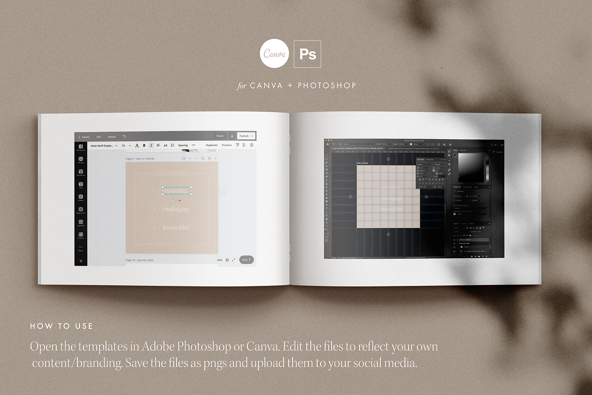 Yearly/Quarterly Review Social Pack, a Social Media Template by January Made Design (Photo 7 of 13)