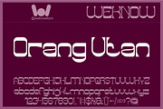 Endangered Beauty font, a Sans Serif Font by weknow (Thumbnail 2 of 8)