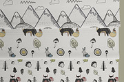 Scandinavian mysterious forest, a Pattern Graphic by Lineli (Thumbnail 7 of 13)