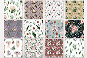 Winter flowers watercolor clipart, a Decorative Illustration by a_ptichkina (Thumbnail 7 of 8)