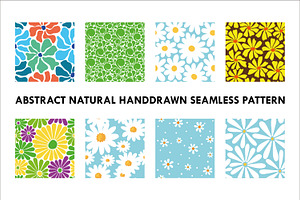abstract natural handrawn seamless