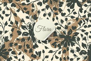 FLORA - Boho Folk Seamless Pattern