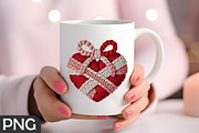 Faux Yarn Valentine Bow Heart Clipar, an Illustration by RobertsArt (Thumbnail 2 of 4)
