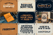 Vintage Font Bundle 5, a Symbol Font by Vintage Division (Thumbnail 6 of 12)