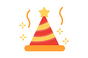 Party Hat Flat Icon, a Duotone Icon by Pexelpy (Thumbnail 1 of 2)