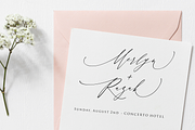Month Glade - Calligraphy Font, a Script Font by Sronstudio (Thumbnail 8 of 13)