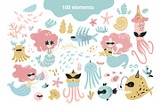 Sea carnival. Graphic Collection, an Animal Illustration by Maru_art (Thumbnail 2 of 14)