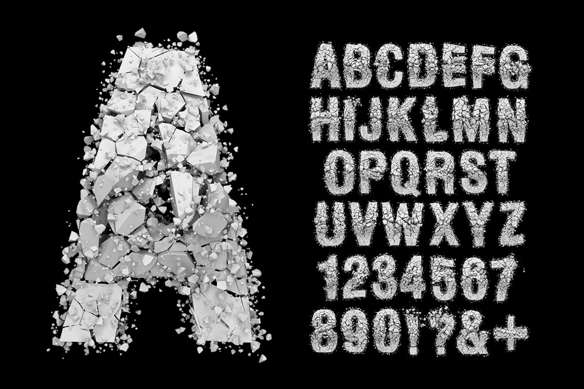 Particle Rock Font