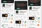 CreativePop - Portfolio Landing Page, a Landing Page Template by SquidPixey (Thumbnail 5 of 5)