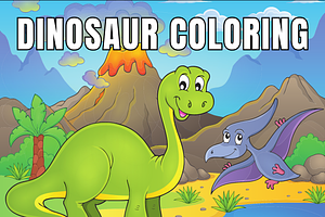250+ Dinosaur Coloring Pages