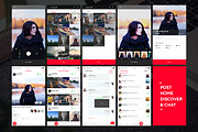 Picshare App UI Kit, an UI Kit Template by Awns Creators (Thumbnail 3 of 5)
