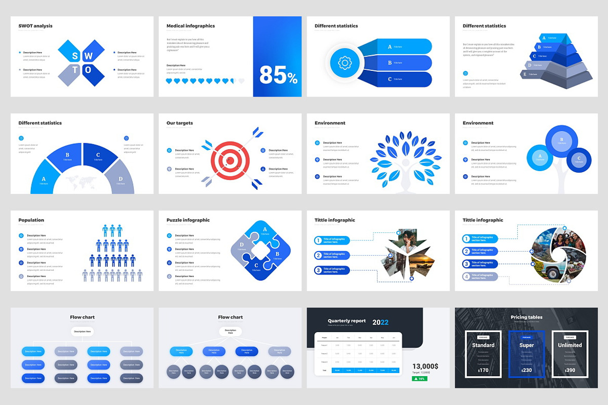 Marketing Solutions Google Slides, a Presentation Template by Presentation Templates (Photo 5 of 8)